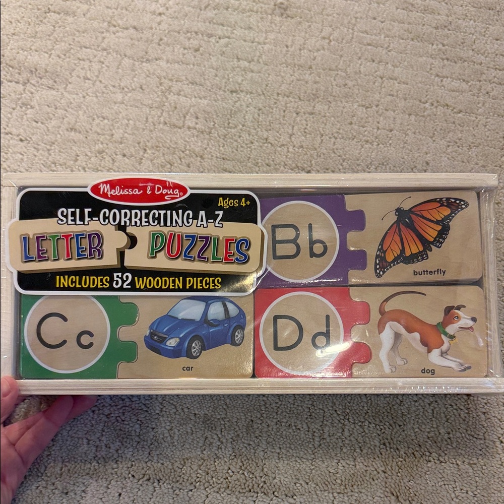 Melissa & Doug Colorful Alphabet Puzzle Set